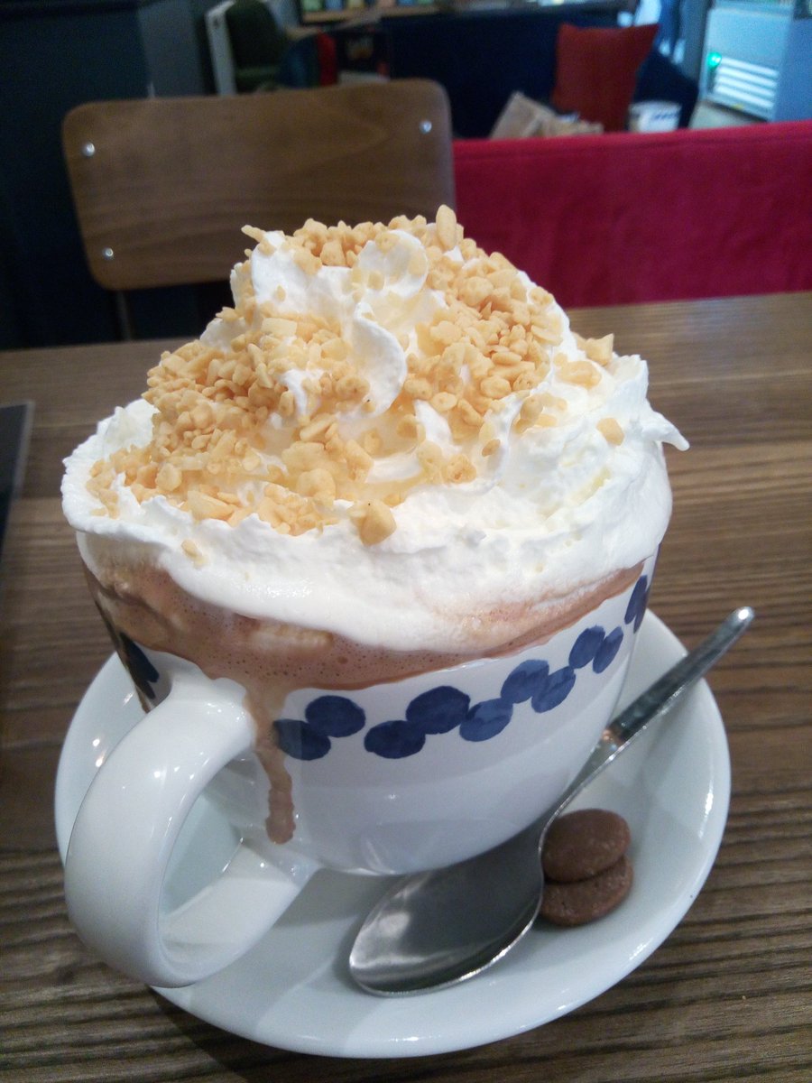 nw_food's tweet photo. First visit to #ChocolateWorks in Clitheroe today. Enjoyed a 'House Hot Chocolate' with added cream and cinder toffee, and a Chicken and Bacon toastie by @urbaneat. Really enjoyable sandwich, outstanding hot chocolate. #Lunch #Foodie #Clitheroe #RibbleValley #HotChocolate https://t.co/C7zlooyf6A