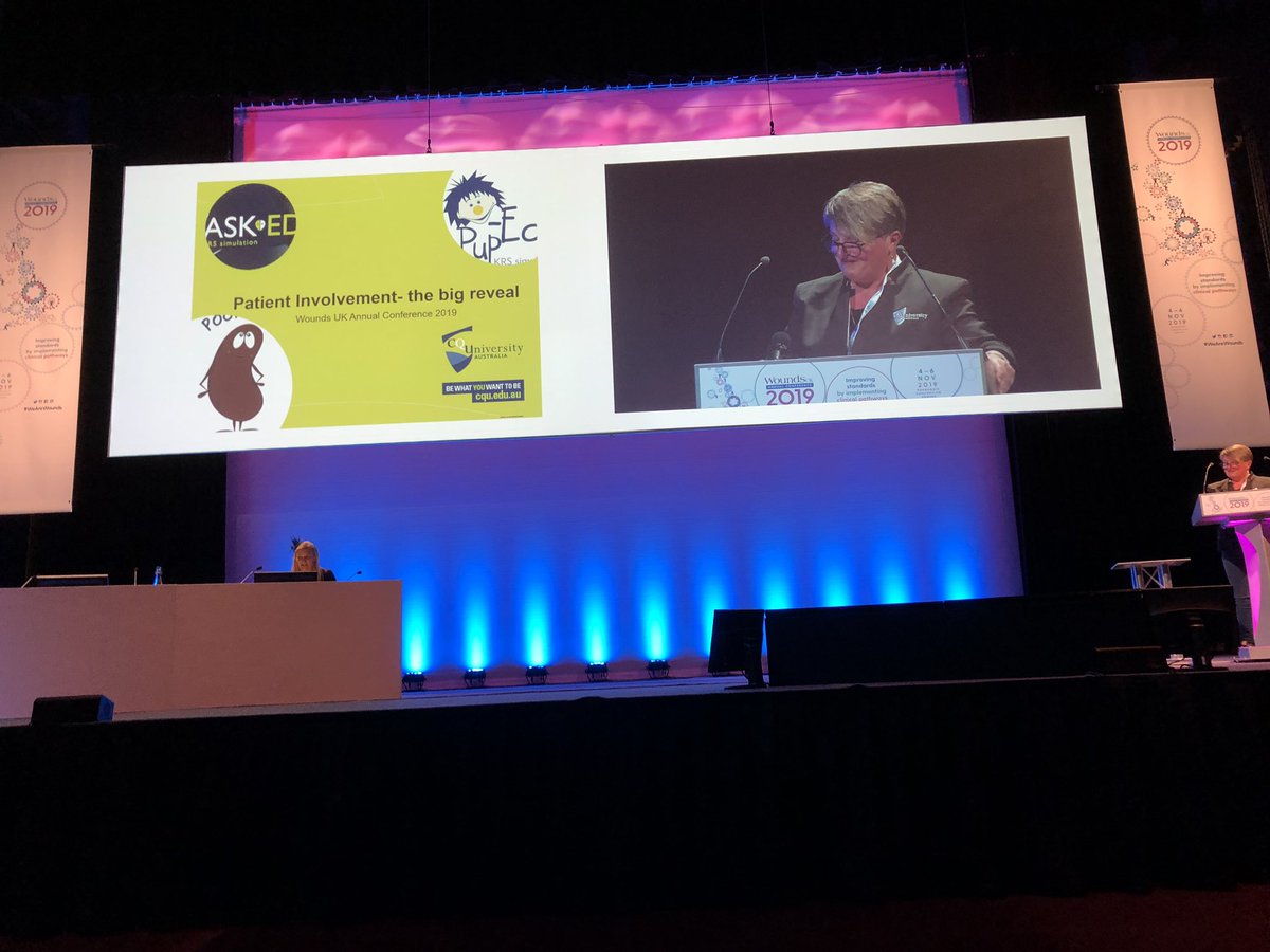 ReidSearl's tweet photo. Thankyou to Wounds UK for the opportunity to share ideas about Mask Ed and the teaching practices at CQUniversity Australia. A very warm reception. https://t.co/uoKW2dxemY