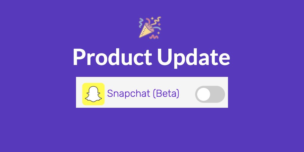 PRODUCT UPDATE: Snapchat Ad sync is now in beta! Enable it now under Data warehouse -> Integrations
#Shopify #bigcommerce #woocommerce #ecommerce #ecommerceanalytics #snapchatads