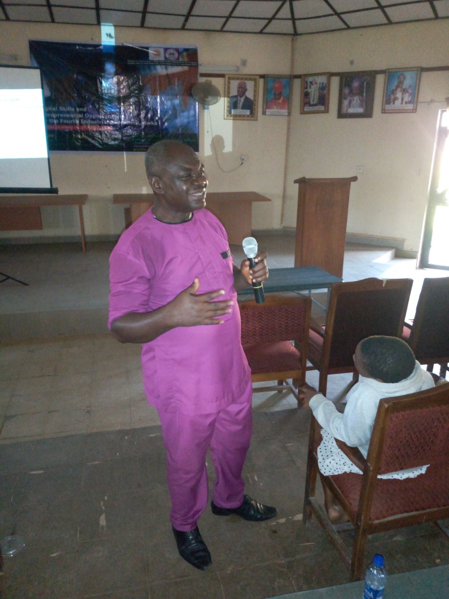 SegunEzekielA's tweet photo. Section with #ProfPaulNosike at #EnjoyAwka 
#EnjoyInNigeria 
.with @mywitin, @gbengasesan &amp; @alademartha inside Senate chamber of #PaulUniversityAwka https://t.co/VWNvfdhe3P