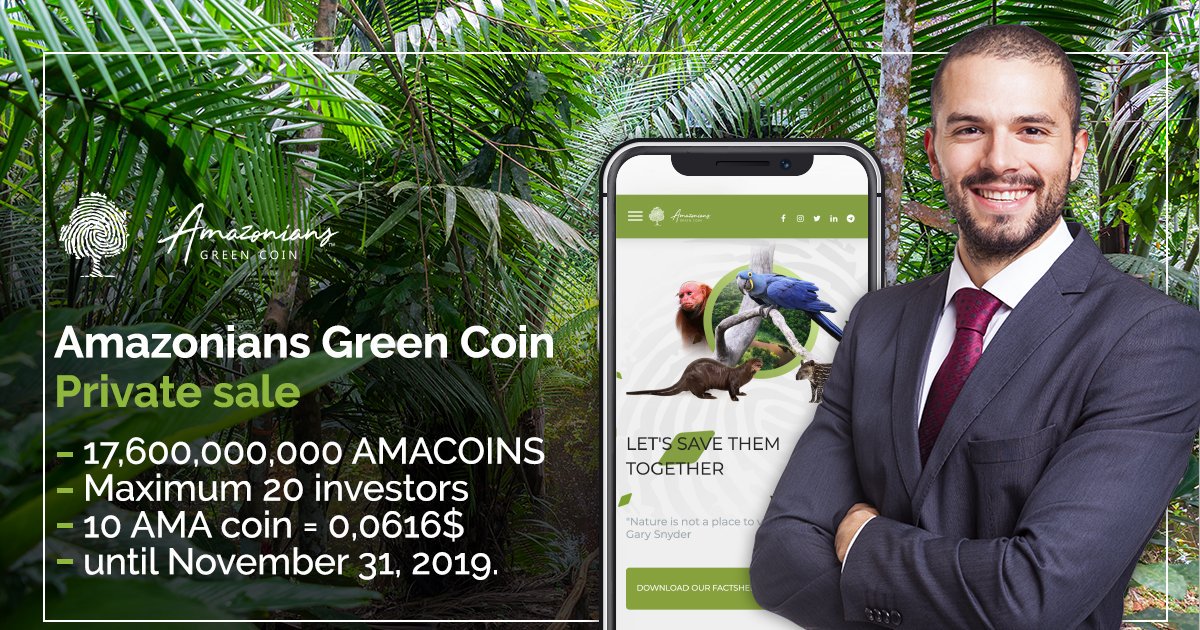 AmazoniansGC's tweet photo. ADVANCE #TOKENSALE - YOU can take ADVANTAGE of PRIVATE SALE ✅
Limited to 20 Major #Investors 💰💰
Until 31 November 2019.🗓
THERE'S MORE!
THIS IS YOUR CHANCE 💰💰
WE want to Raise More Money for Investor Perks
Hurry 🏃‍♀🏃‍♂ Beat the Rush!

Start invest https://t.co/bzFzGlCEz5 https://t.co/YXFzynhzAs