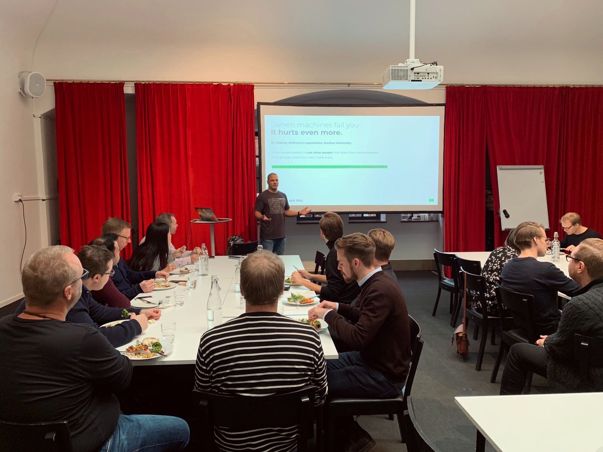 tretton37ab's tweet photo. Our Samuel Bergström took his #codelunch to Malmö today to talk about Inclusive Design: Beyond the 80%. One more chance to catch it in Lund on the 13th https://t.co/8K6SFexXqK Join us! https://t.co/mTOjkMB3Tb