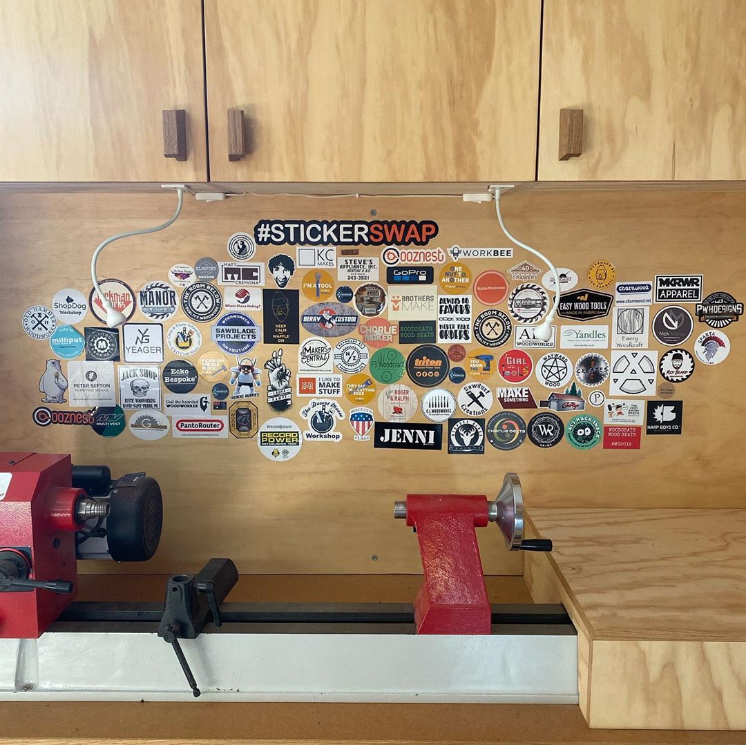 ooznest's tweet image. "Thanks for the ace #stickers &amp;amp; welcome to the #stickerwall @ooznest
Love the #stickerswap one 👍👍😍 looks ace across the top 😉" @whats_shane_making

Send us your stickers to get involved!