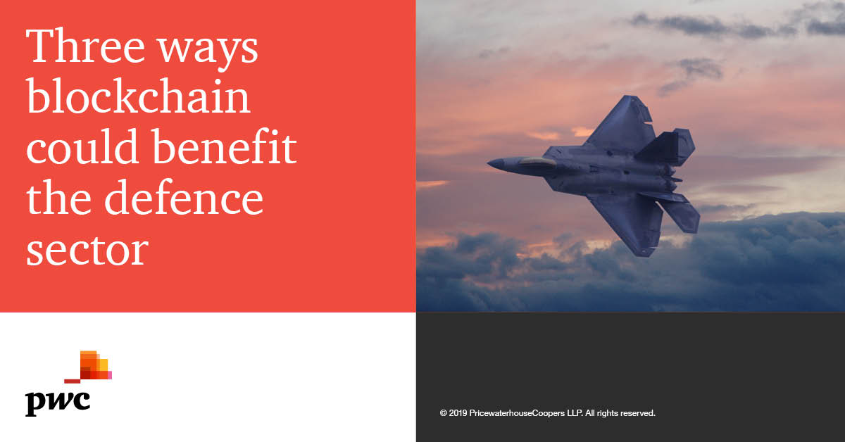 AlexanderJHale's tweet photo. Blockchain is set to have a big impact on the defence sector - all it needs is for pioneers to take the first step. Learn more in our latest blog https://t.co/uss5ZKOBiF #blockchain https://t.co/lr33LfMZ9A