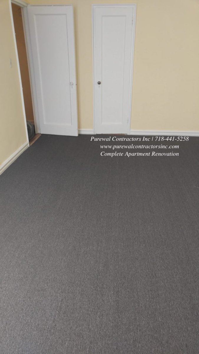 PurewalCon's tweet photo. Carpet is Going Down on This Apartment Renovation
A Simple 15 Day Renovation to Make this Unit Rentable #nycpropertymanagement #nycrenovations #nycremodeling #construction #apartments #brooklyncontractors #contractors #nycapartments #nyc #homes #realestate #nycrentals #painting https://t.co/XfCAs9zD95