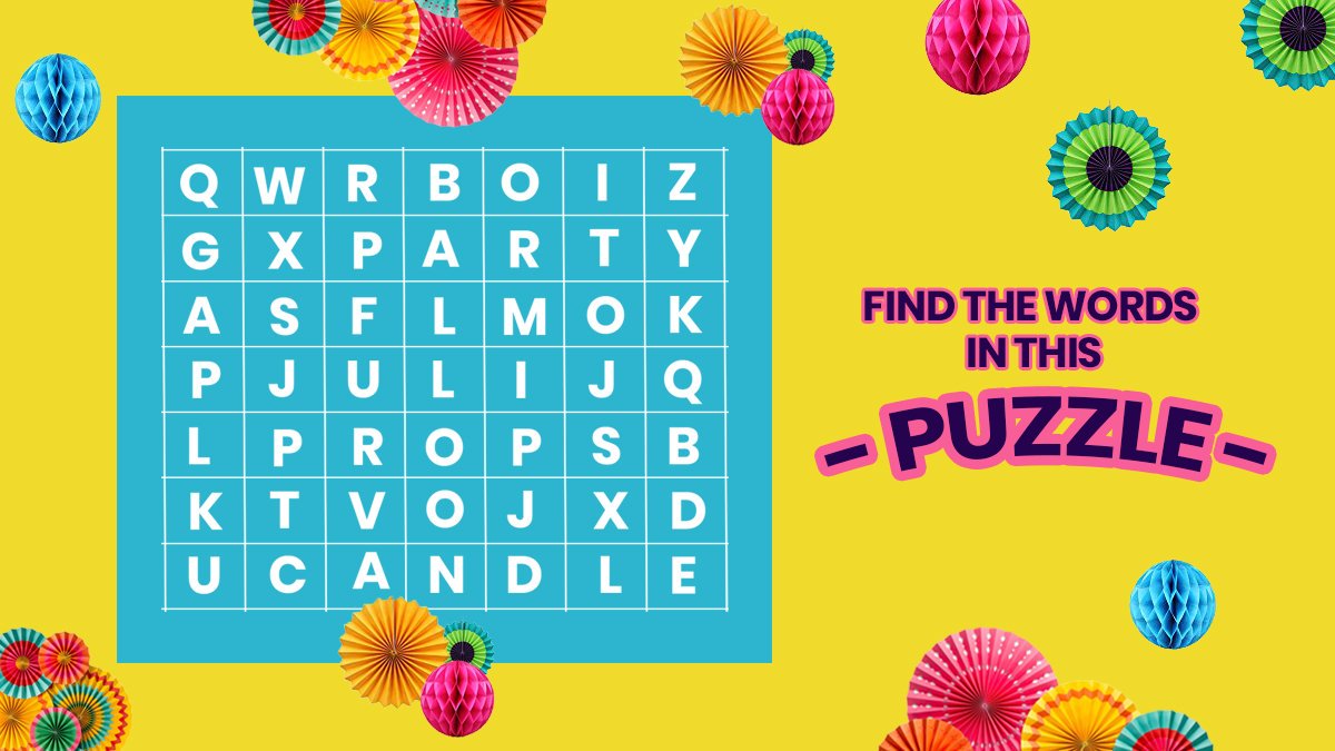 PartyMantra's tweet photo. Participate and decode the puzzle
#puzzle #partymantra #birthday #bangalore #retunegifts
#partyaccessories #happiness https://t.co/2ww2lTp346