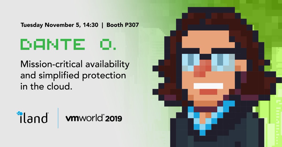 ilandcloud's tweet photo. Don’t let the competition or cybercrime slow down your game. Join iland's Dante Orsini in @Veeam booth P307 at 14:30 to hear how we simplify mission-critical availability and data protection. #VMworld #VMworld2019 #LevelUp #L3v3lUp #levelUPiland https://t.co/Ec1wIhvkxd