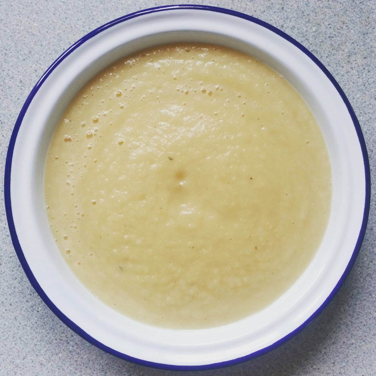 CiderPupHQ's tweet photo. Celeriac &amp; Cider Soup with no fancy Food Technicians to jazz it up for the shot ......... Bloody tasty is this one - especially when using @greenshedcider - Keep an eye out for our Cider Cookbook that's coming soon #CiderPupHQ #ExperimentalKitchen https://t.co/w5YPmxwUEW