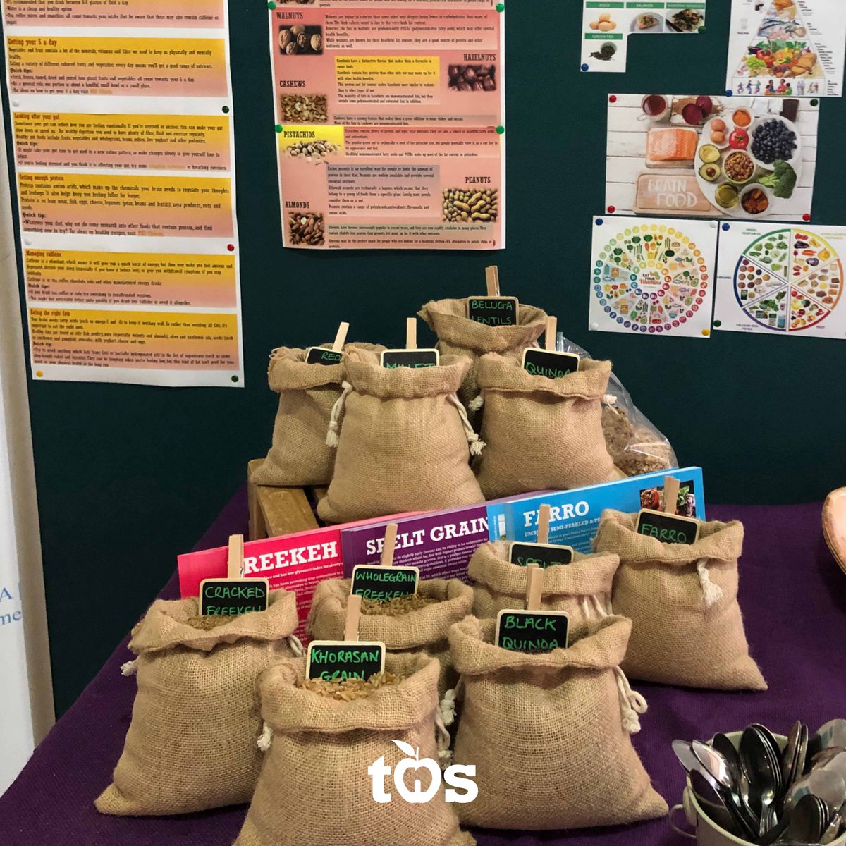 We love to inform our customers about what they’re actually eating, joining in with our client’s wellbeing week we put together different types of grains. #tnscatering #togetherworks #food #contractcatering #grains #wellbeingweek #knowwhatyouareeating