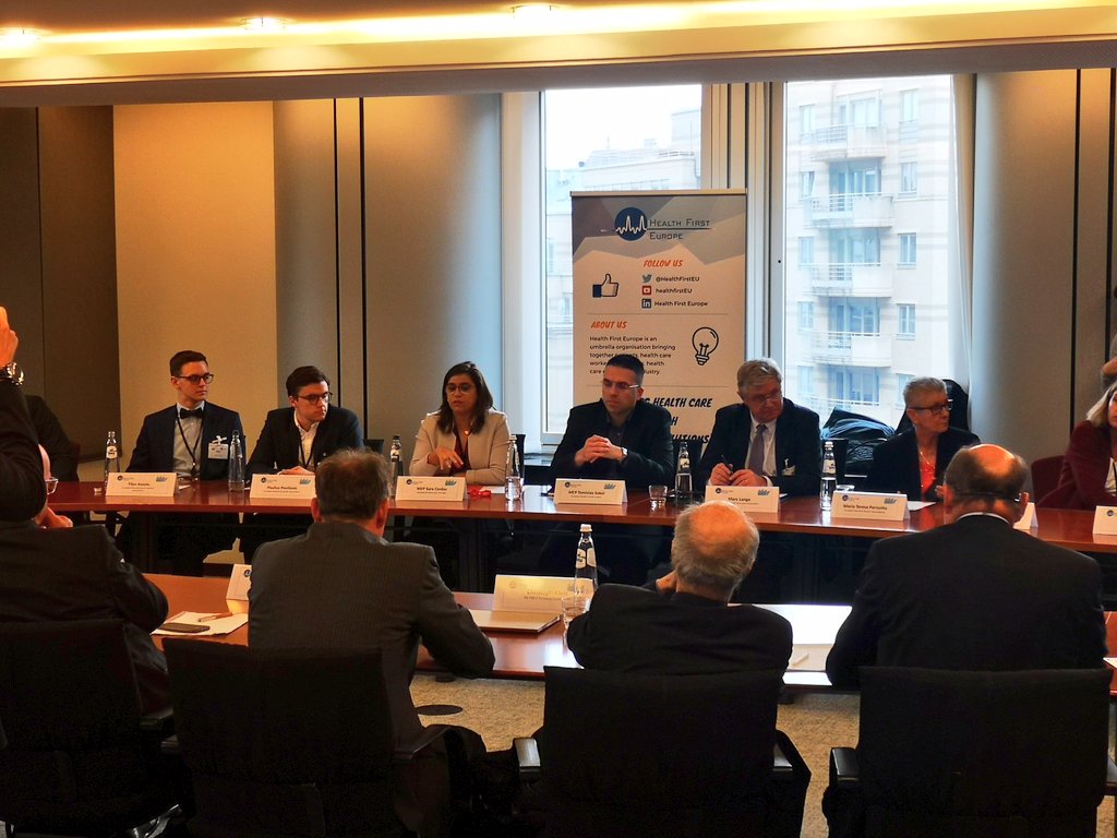 EHMAinfo's tweet photo. Closing remarks by @sara_saracerdas at @HealthFirstEU #euworkforce4care event.

➡️ Digital transition = Empowering our workforce with right skills 
➡️ Data and information must be shared in more standardised way
➡️ Focus on scale up and transfer of innovation and good practices! https://t.co/qBCHFgdglv