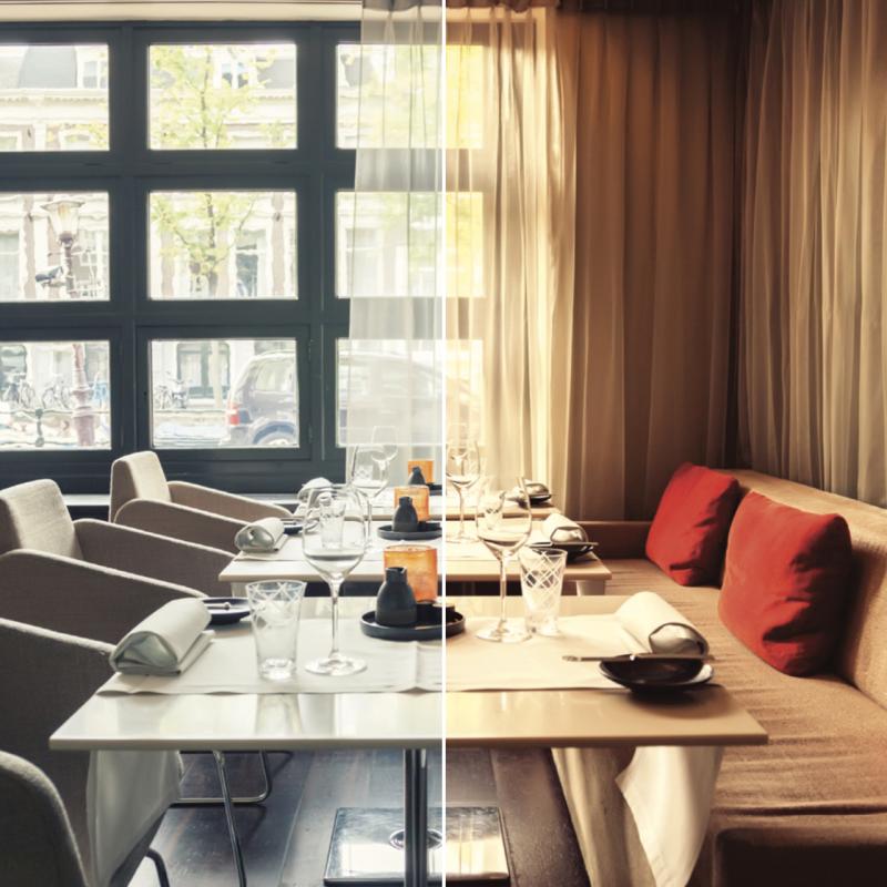 How important is a correct visual comfort?  

"DimToWarm" in MOTOLUX products is designed to "warm up the ambients" by replicating old incandescent lamps’ dimming effect: gradually lowering the intensity, the light warms up from 3000K to 1800K.  Ask us about it <a href="/formalightingus/">FormaLighting US</a>