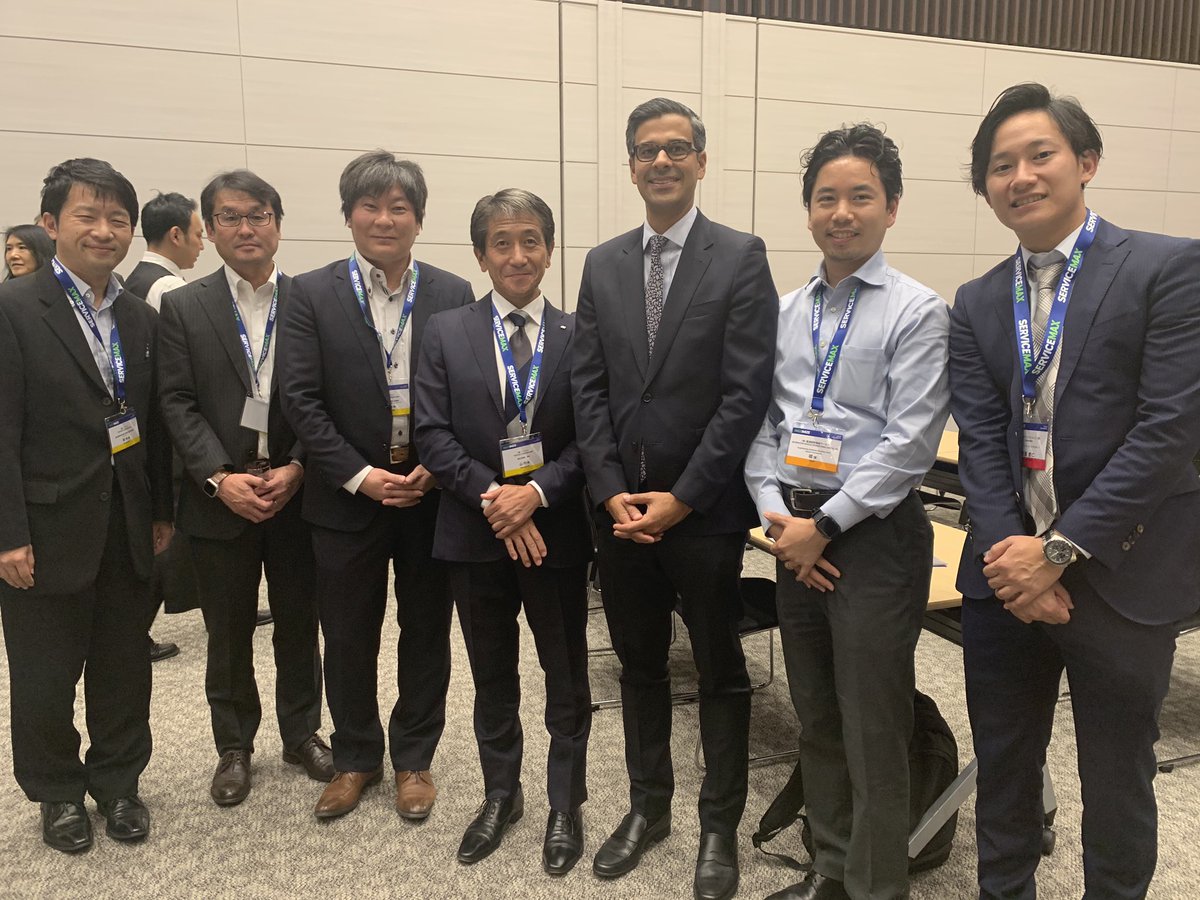 neilbarua's tweet photo. We had a nice time today in Japan #maximize19 @ServiceMax. Another amazing example of our customers #runningtheworld. https://t.co/d1FyDzR7ZE