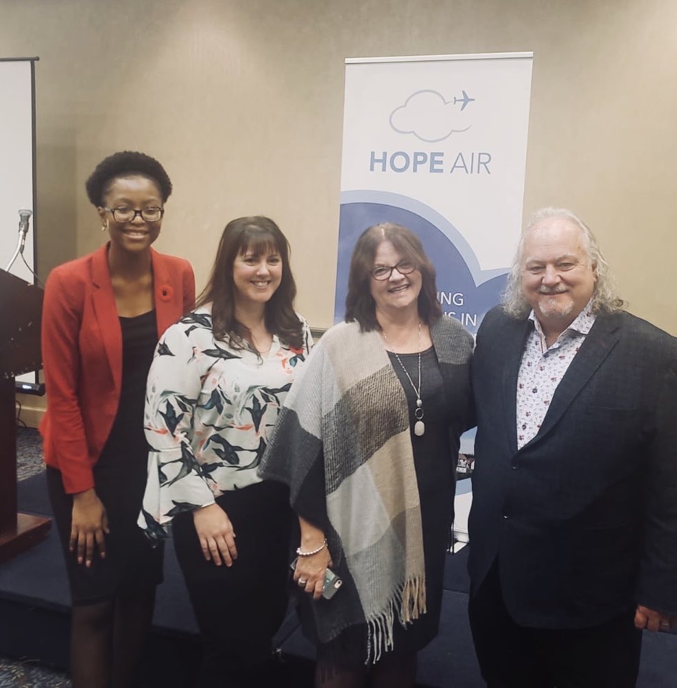 <a href="/HopeAir/">Hope Air</a> we had a wonderful time at the Ham Eggs and Hope annual breakfast to support and create awareness for Hope Air. TY Dan Villeneuve for the opportunity to be a part of this incredible event. <a href="/AngieOkeke/">AngelOkeke</a> <a href="/DwightBallNL/">Dwight Ball</a>