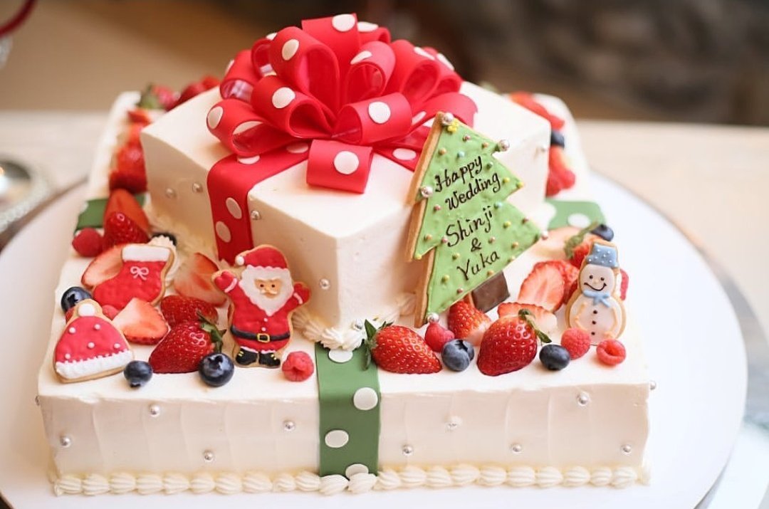 結婚式場 ストーンフォレスト 公式 Sur Twitter クリスマスプレゼントのようなウェディングケーキ もうすぐクリスマスですね とっても可愛らしい ウェディングケーキはいかがでしょうか 茨城 水戸 結婚式 挙式 クリスマス ケーキ クリスマス