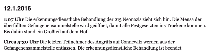 Der sächsische Justizbeamte Kersten H. war 2016 am #Neonazi-Angriff auf #Connewitz beteiligt und wurde gemeinsam mit 214 weiteren Beteiligten festgenommen. 30min nach Ende der erkennungsdienstlichen Behandlung trat er wieder zum Dienst in der JVA #Leipzig an. #ExtremeSicherheit