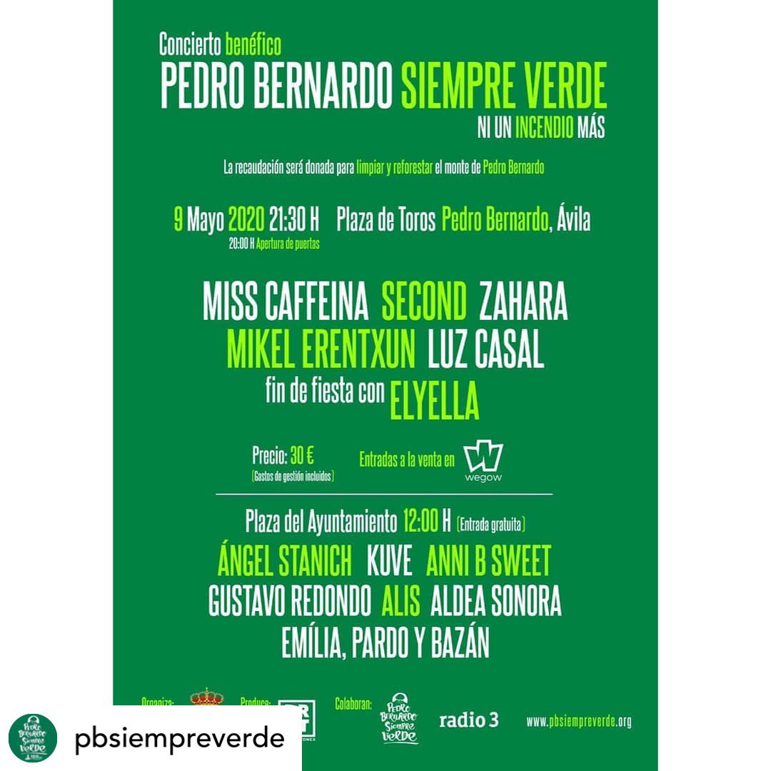 VirginiaDiazR3's tweet photo. Literalmente, esto es un sueño hecho realidad 💫  ¡El 9 de mayo os esperamos en el pueblo más bonito del mundo! 

👉🏼Entradas, aquí: https://t.co/KLoZ6fpJGe

@PBsiempreverde➕@Ayto_PB➕
@VcalderonM 

💚 #PedroBernardoSiempreVerde #NiUnIncendioMás ❌ https://t.co/dLFFEjAgdY