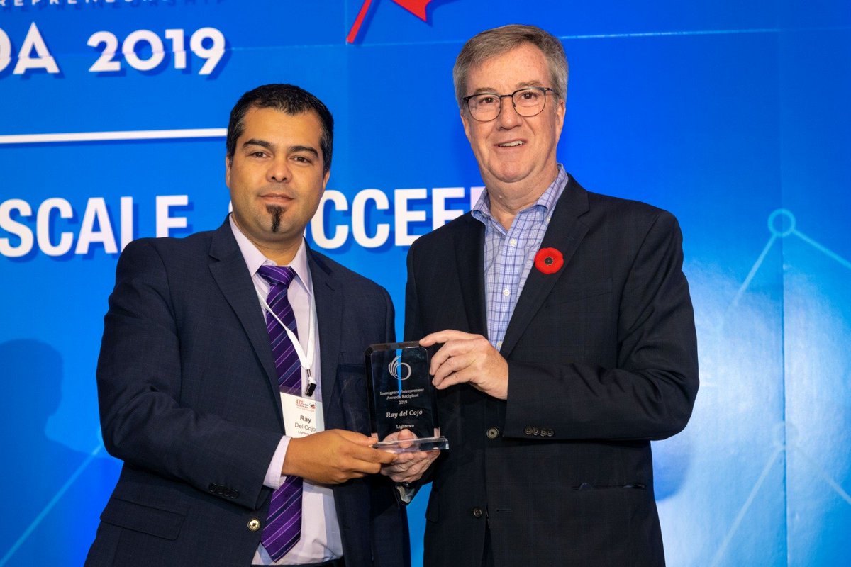 Lightenco's tweet photo. @Lightenco is extremely proud to announce our very own @RaydelCojo is the recipient of a 2019 @ottawacity Immigrant Entrepreneur Award along with some very impressive company! https://t.co/xZ0zKFf1xK photo credit: City of Ottawa https://t.co/qJumjSKIiQ