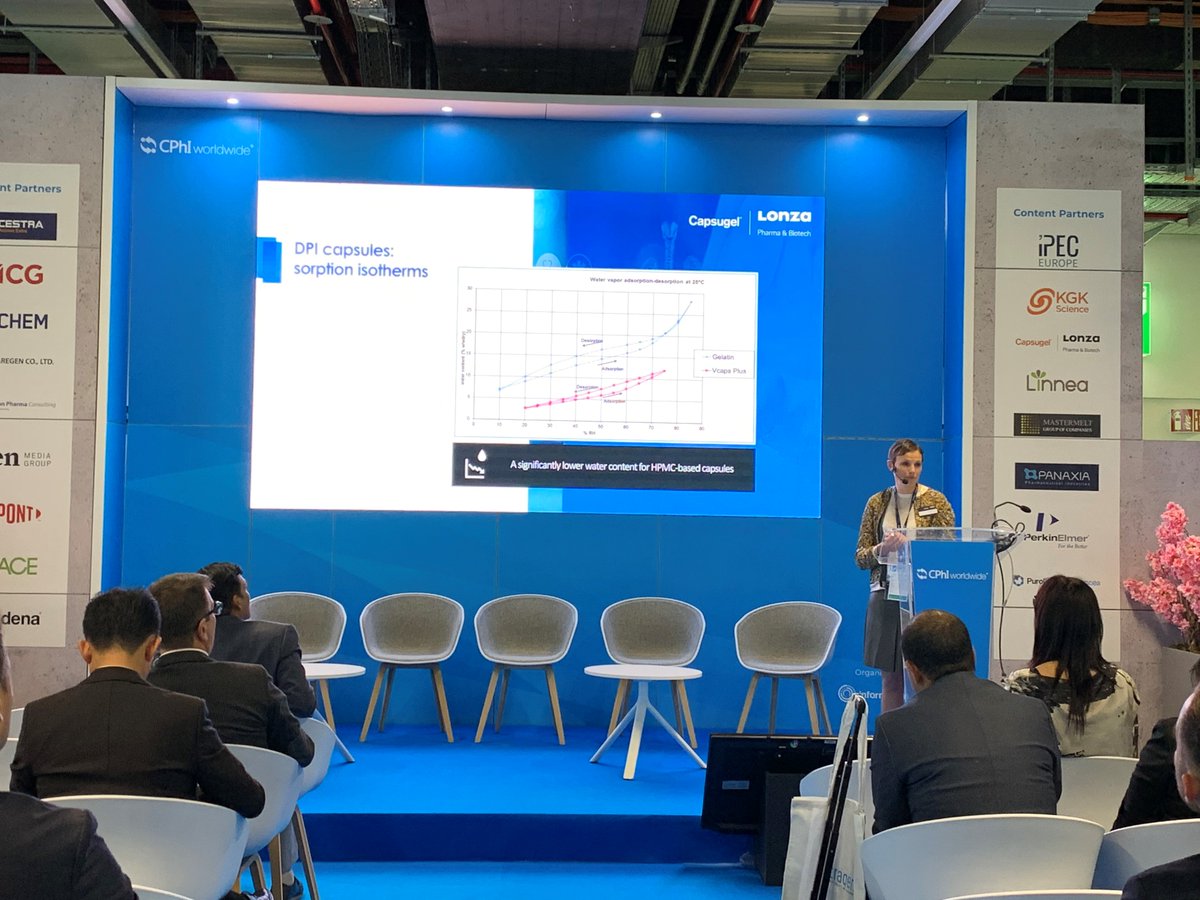 CapsugelNews's tweet photo. "There is no standard DPI product. We work with our customers to make their ideal product a reality by customizing our vast portfolio of DPI capsules to fit their needs.” - Frederique Bordes-Picard on the #Capsugel Zephyr portfolio. @CPhIWW #cphifrankfurt #CapsugelCPhI https://t.co/3EiGoOybqA