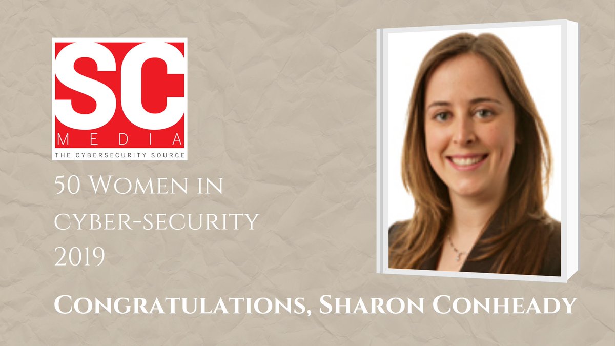 SCmagazineUK's tweet photo. @SCmagazineUK congratulates @SharonConheady of 
@RiskAvengers, as she joins UK’s 50 Most Influential Women in Cyber-Security 2019. 
See the complete list here: https://t.co/1EcAFUCdkj 
#SC50Womenincyber https://t.co/GkHe00E9go