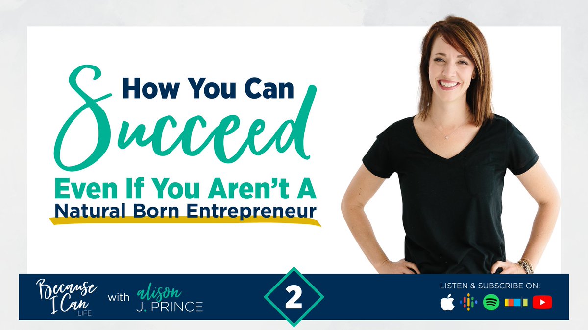 In my opinion, this is all it takes… 

...for anyone to create their Because I Can lifestyle is…

✅ a dream
✅ a desire
✅  not be afraid to get to work. 

Click below to enter a chance to win TWO TICKETS TO CLANCON LIVE 2020!

🎧 alisonprince.com/giveaway

#onlinebusiness