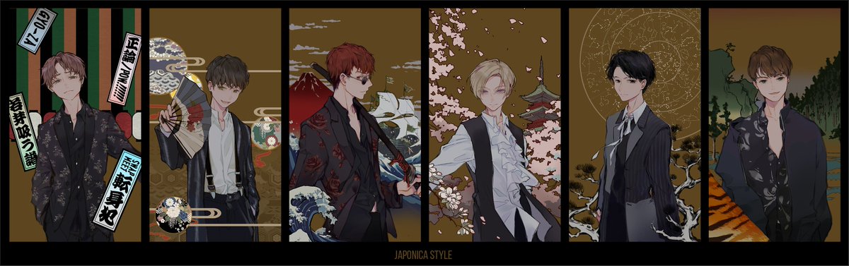 ametora7's tweet photo. #JAPONICASTYLE1stAnniv 
#WearesoJAPONICA #SixTONES 
Jesse&amp;shinnchan updated
(well, I should have finished them 6 month ago🙊🙊 https://t.co/Lul8oxpCU4