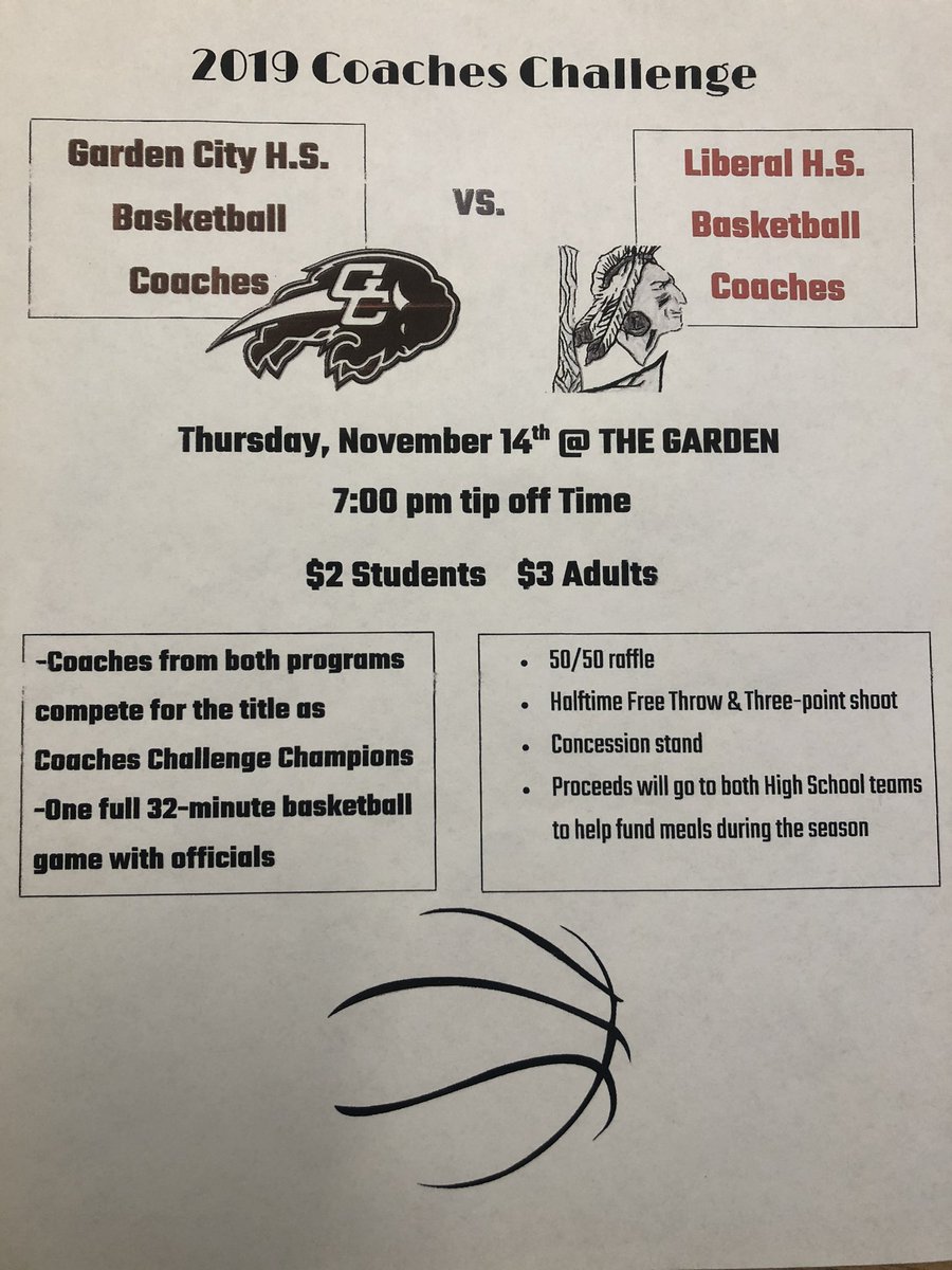 2nd Annual Coaches challenge coming up next week! Hope to see some Buffalo fans there! @BuffaloBball <a href="/carterkruger/">Carter Kruger</a> <a href="/LHS_Redskins/">Liberal Redskins</a>