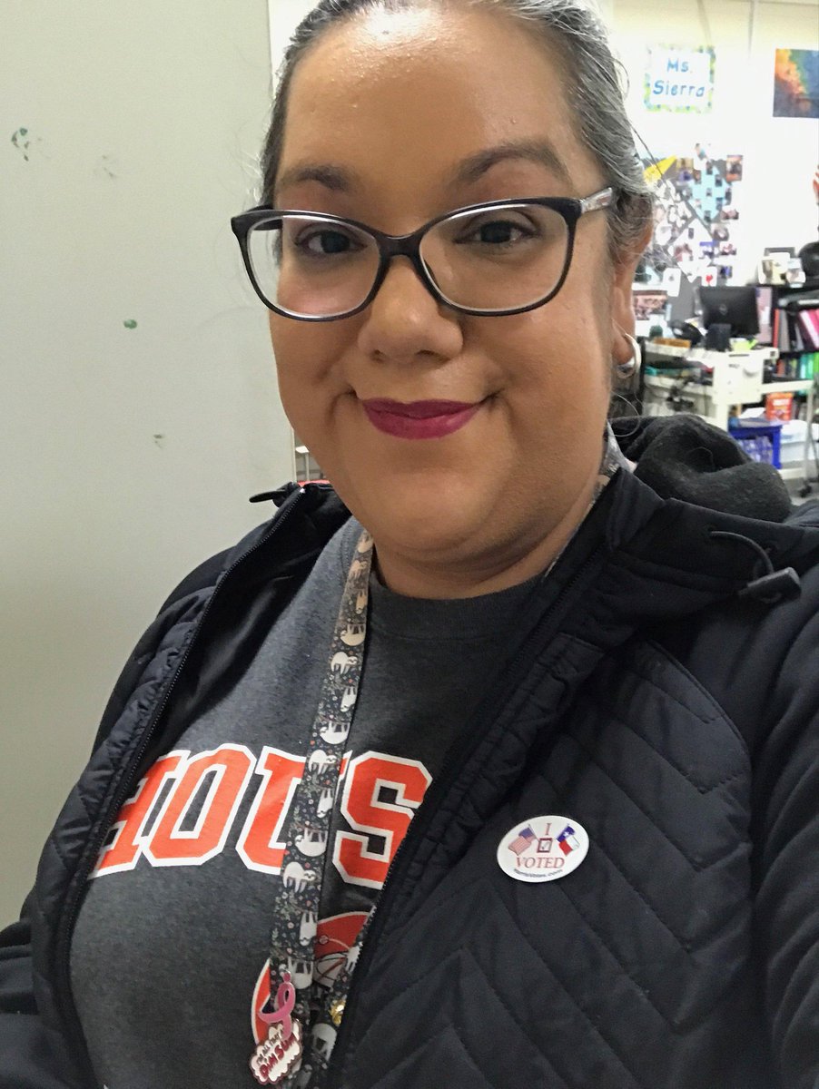 therealshalz's tweet photo. Missing my wonderful colleagues and friends! Glad they got out and voted! 🗳️ #Aliefvotes @AliefISD https://t.co/N0ezIPDvhU