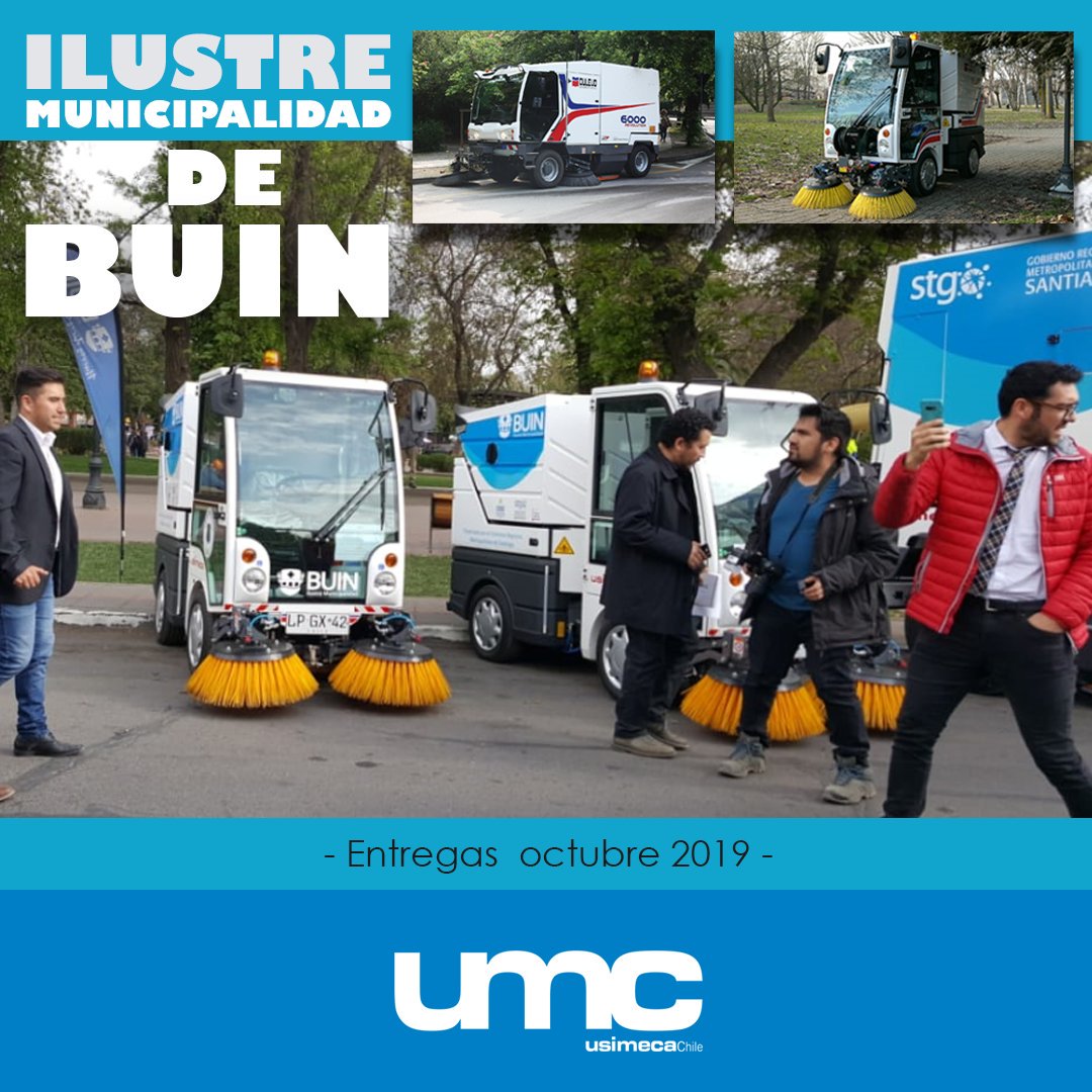 UMCChile's tweet photo. #Buin ya cuenta con equipo UMC Usimeca Chile, para la limpieza de sus ciclovías, plazas, calles y avenidas! Aportando en el aseo de la #comuna de manera eficiente y #ecológica 🇨🇱 #Chile

Más productos UMC aquí : https://t.co/tUINt48EG3 https://t.co/vwIsXNtwV9