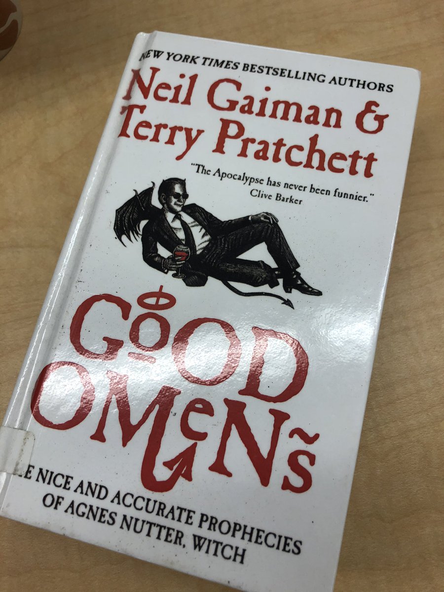 aboutrunning's tweet photo. #scifi #readerconfession: I’ve never read @neilhimself’s #GoodOmens. Since if finally checked #lefthandofdarkness off my list this year, I think I’ll read this next. #writingcommunity what glaring omission have you just never gotten around to? https://t.co/rACsT8fh2G
