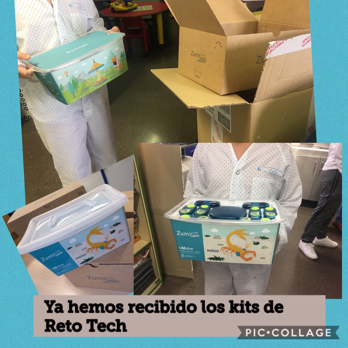 juliagpalomar's tweet photo. Llegaron los Kits de #RetoTech2020 a #AHGetafe https://t.co/Iyw5tHpcBn @Maytetwo @ahsaeddatsur @FcoJavierGomez @MREunstoppable @FundacionEndesa @RetoTech @BQEducacion @innovacion_edu https://t.co/YpyyrAnj4T