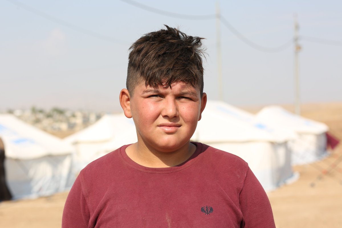 IraqVision's tweet photo. Diyar (15) a newly arrival at #GawilanCamp shared “There was war there, I wish they would stop the war so that we return home. There (Syria) is our homeland and we know each other. The situation was very bad, and everything was expensive." #northeasternsyria #wviraq https://t.co/M5iU9hCmM1