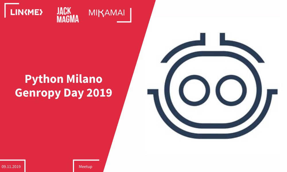 LinkMeJS's tweet image. Questo sabato, non perdetevi il nuovo appuntamento con i ragazzi di #PythonMilano: "#Genropy Day 2019"😉
I #dev ci racconteranno idee su sviluppi futuri e novità del #framework!
Vi aspettiamo come sempre da @Mikamai e #LinkMe 🤘
lnkd.in/dUJKatZ
#meetup #python #JS