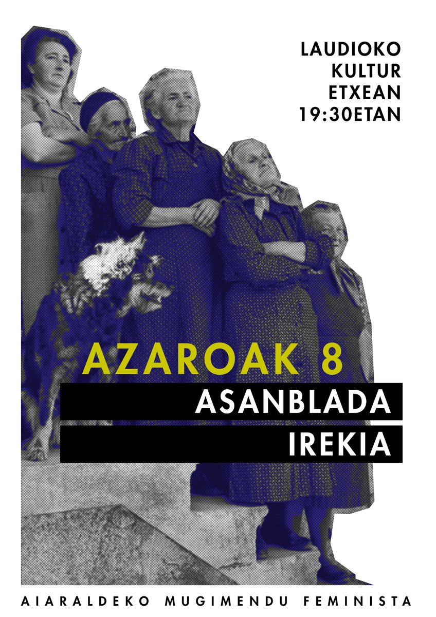EEEIII!! Jardunaldietako ajea pasata... bueltan gaude! 
Datorren azaroaren 8an Laudioko Kultur Etxean bilduko gara, eta zuk, galduko duzu?? 😈