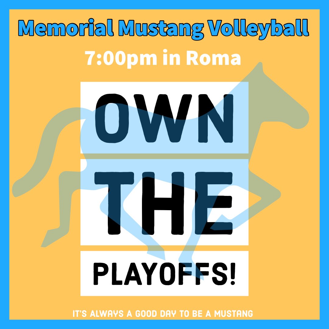 MustangVolleyb1's tweet photo. Let’s go Stangs! https://t.co/KVTA1mmTOa