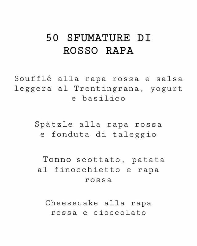 E abbiamo ancora 2 posti per domani😘
Il menù è questo, che dite? La protagonista è lei: caratterizzata da un colore stupendo che regala ai piatti delle tonalità magiche e dei gusti interessanti sia al salato che al dolce.🤤
Ci vediamo domani alle 19 in cucina❤️
Davide &amp; Faby
…