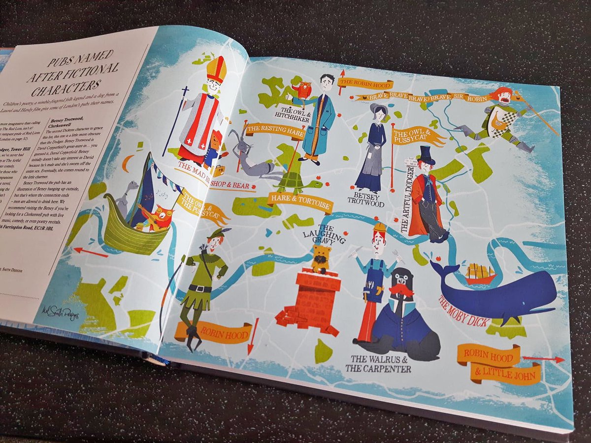MelSmithDesigns's tweet image. Absolutely THRILLED to work with @londonist on their latest book - Londonist Drinks. I illustrated the 'Pubs Named After Fictional Characters map as part of this stunning book, chock full of amazing illustrators...you need to buy it!

#mapillustrator #collabhour #illustratedmap