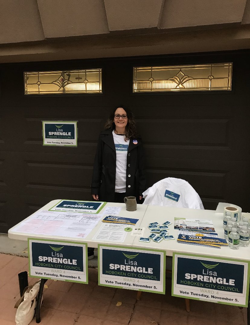 lisafor4thward's tweet photo. Hey #Hoboken have you voted yet? Polls are open until 8PM! #4thWard please vote #1D #4thwardstrong #RunLikeAMom https://t.co/rVDX9ViL14