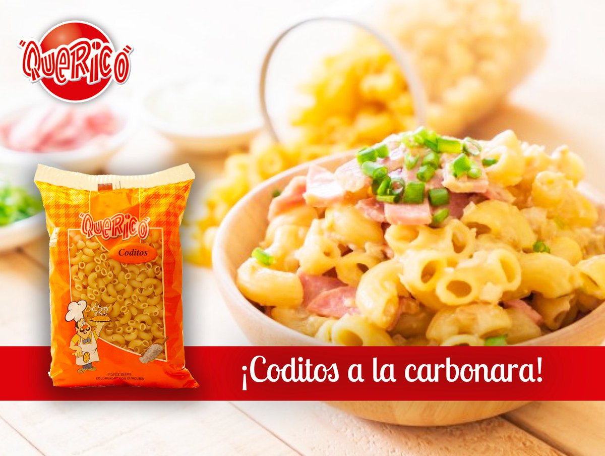 PastasQueRico's tweet photo. Un plato que deja a todos contentos, lleno de sabor y para cualquier momento del año: ¡coditos a la carbonara! 
Nada más rico para grandes y chicos. ¿Ta animas a prepararlos hoy? https://t.co/2pg2BY3UM3