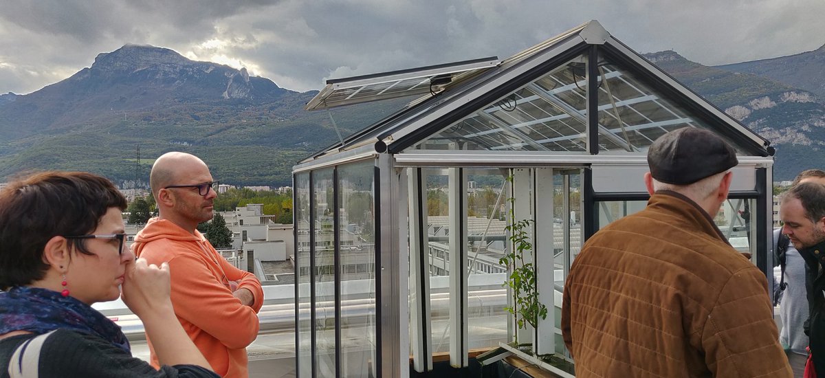 Hauteurs_UGA's tweet photo. Une serre connectée, munie de panneaux solaires 🌞, un système d'aquaponie 🐟, de la culture hors sol 🌱 : la serre ASAC c'est tout ça mais aussi une plateforme pédagogique autour d'un projet d'agriculture autonome fédérant 8 filière et 2 établissements Grenoblois 🤩 #FormIDEX https://t.co/HzQSl8Wp40