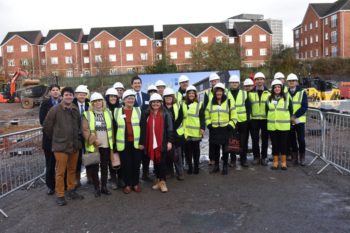 Linc_Cymru's tweet photo. Thank you to those who joined us yesterday @WRWConstruction @cardiffcouncil as we started on site at our Malvern Drive development.
Together we will be developing over 120 affordable new homes in Llanishen,with completion anticipated for early 2021
#affordablehomes #onelinc https://t.co/z0kjLFFADQ