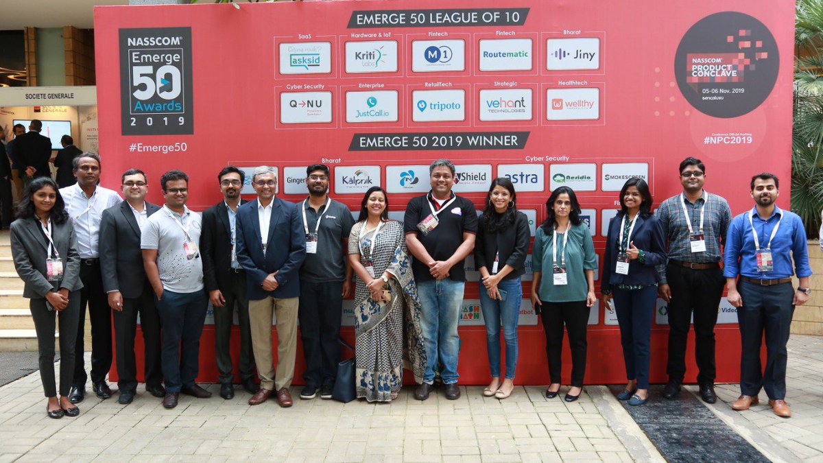 MadhurimaAg's tweet photo. Some of the #NetappExcellarator startups presented at #NPC2019 today and we also got to celebrate @qunulabs achievement #emerge50 https://t.co/24iBvtfXPs