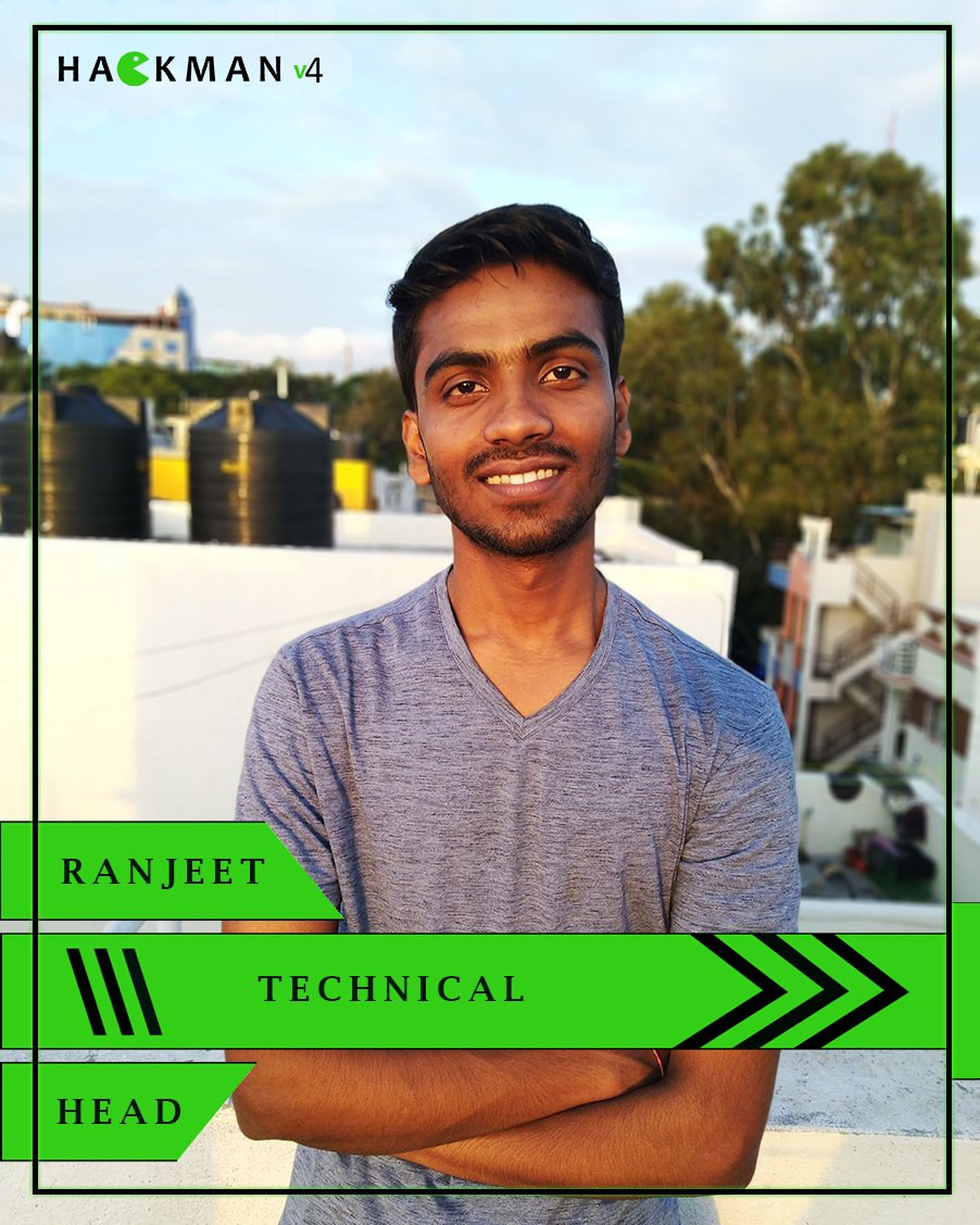 WeAreHackman's tweet photo. @Ranjeet69246297
Technical Head
#TeamHackman #dayanandasagarcollegeofengineering #hackathons #hackman #coder #coding #opentheme #24hrhackathon
#hackmanv4 #technical https://t.co/yrqyRqmR7K