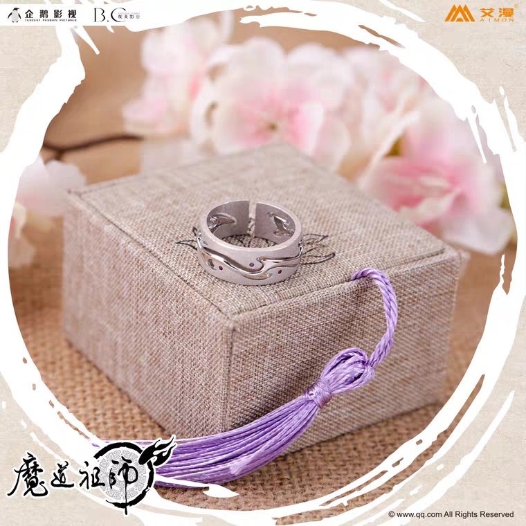 THIS IS SO PRETTY AND ITS LIKE ONE SIZE FITS ALL SINCE ITS ADJUSTABLE AND YOU CAN WEAR THEM SEPARATELY AHHHHHH BUT THE PRICE MAKE ME CRY  #MDZD  #JiangCheng  #魔道祖师动画  #江澄  #紫电 https://m.tb.cn/h.eIrtsRT?sm=00cb46