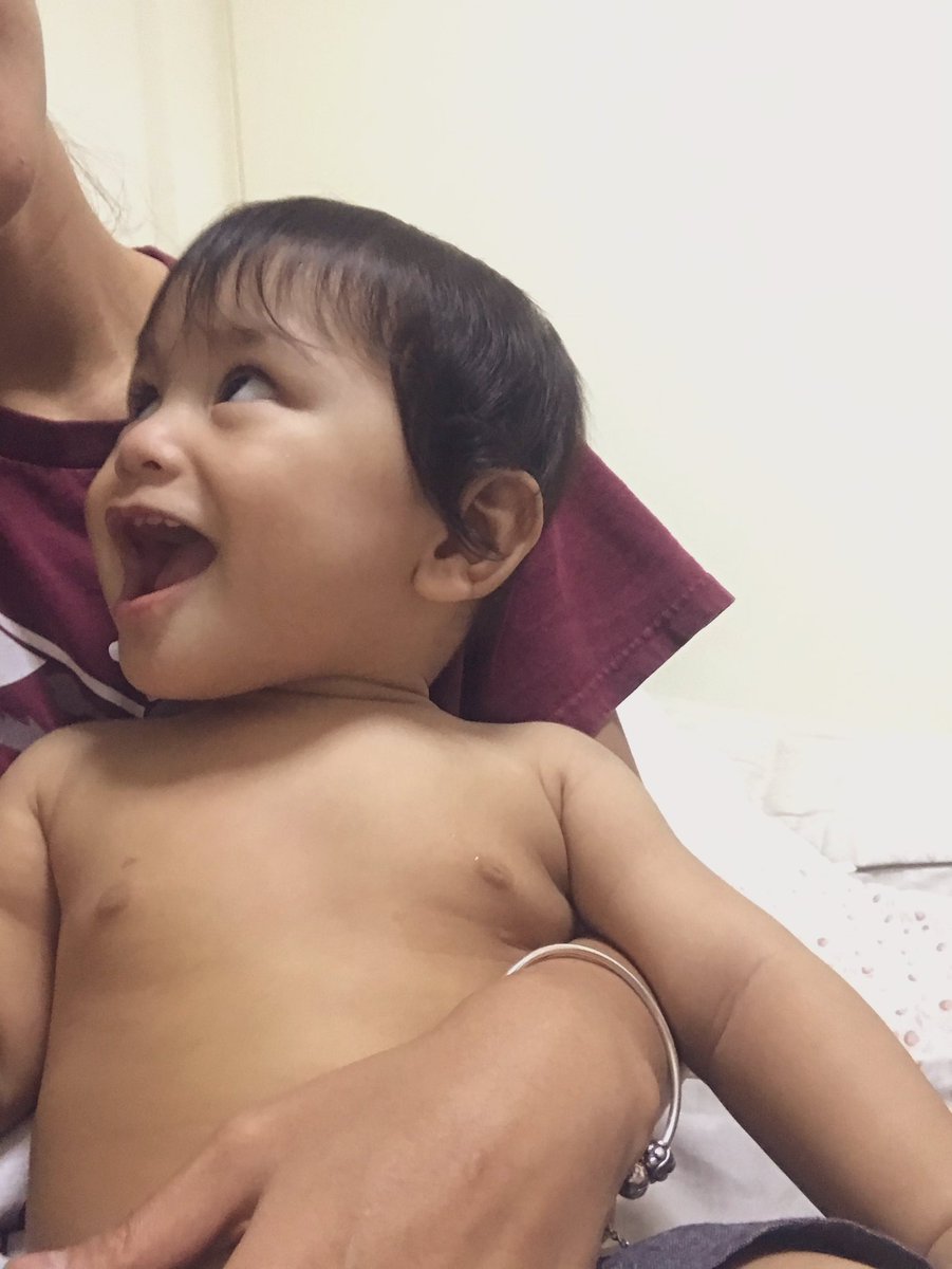 wrightousss's tweet photo. my handsome is getting so big so fast!!😿♥️ #11mo #lilmikey👨‍👦 https://t.co/Y0BFFqS29X