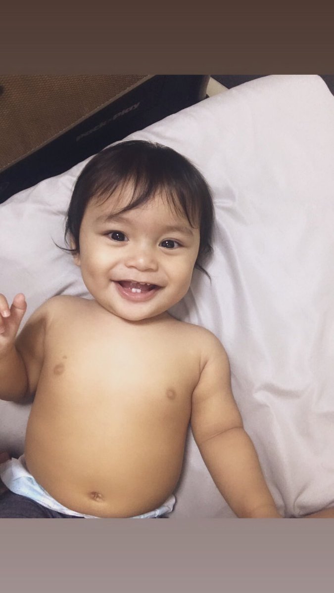 wrightousss's tweet photo. my handsome is getting so big so fast!!😿♥️ #11mo #lilmikey👨‍👦 https://t.co/Y0BFFqS29X