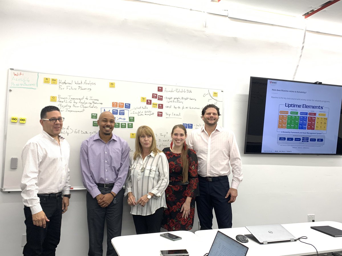 ReliabilityPar1's tweet photo. Part of our team visiting Banetti office in Miami 
Mapping Uptime Elements ! Thank you for all your hospitality ! 
@Banetti_Inc https://t.co/vEM79Twjqq