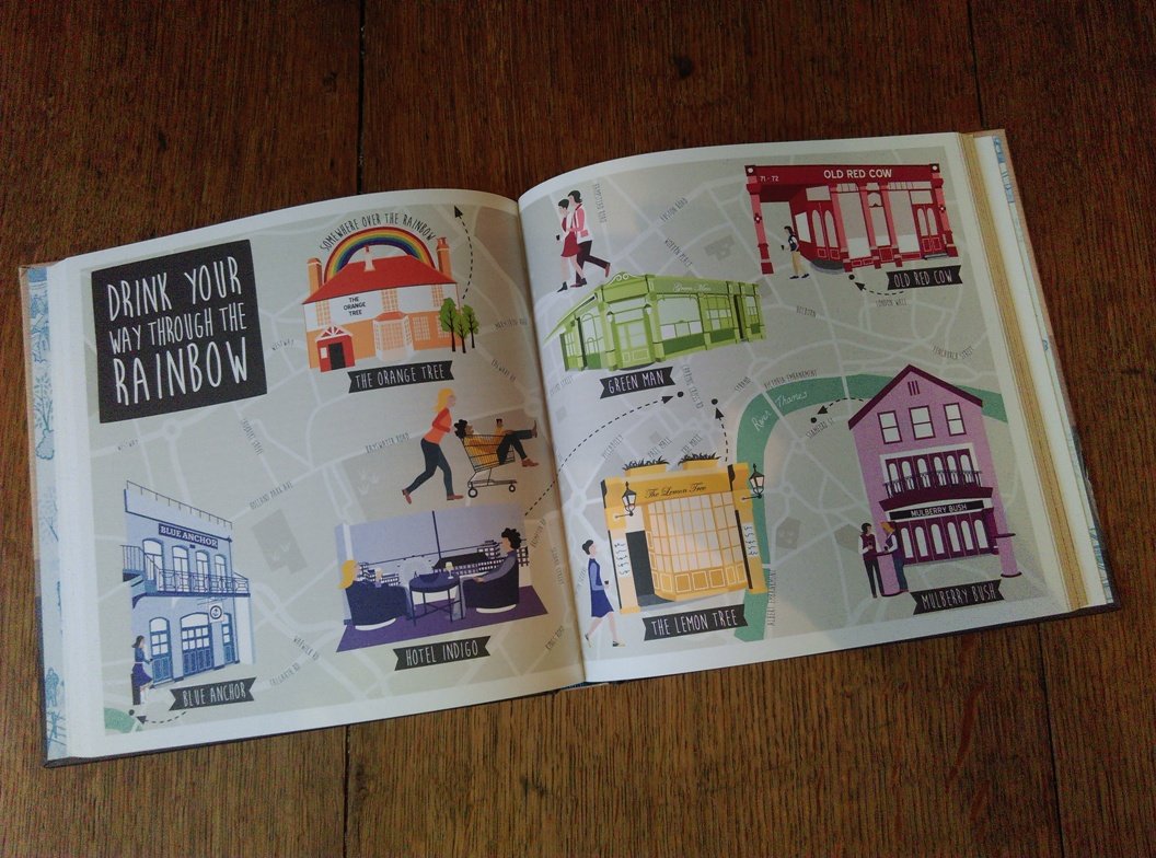 bekcruddace's tweet photo. Here's my colourful contribution to the new book from
@Londonist a map to help you 'Drink yourself through the Rainbow'. 😀 🍺
#CollabHour #Londonmap #Londonart #London #beer #londonmaps
#londonpubs #illustratedmaps https://t.co/OdYY2qtcXA