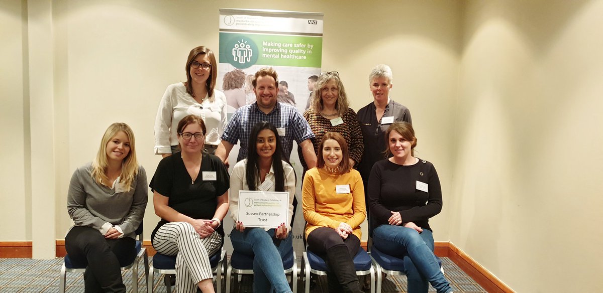 The Sussex team representing <a href="/withoutstigma/">SPFT - No longer in use</a> at this years south of England collaborative <a href="/IQMentalHealth/">MH Collaborative</a> #MHCLS20 #QI <a href="/SueTowsey/">Sue Towsey</a> <a href="/gemlouiserose1/">Gemma Rose</a> <a href="/CoyteMichelle/">michelle coyte</a> @AlbrowTracy <a href="/BylesAndrea/">Andrea Byles</a>