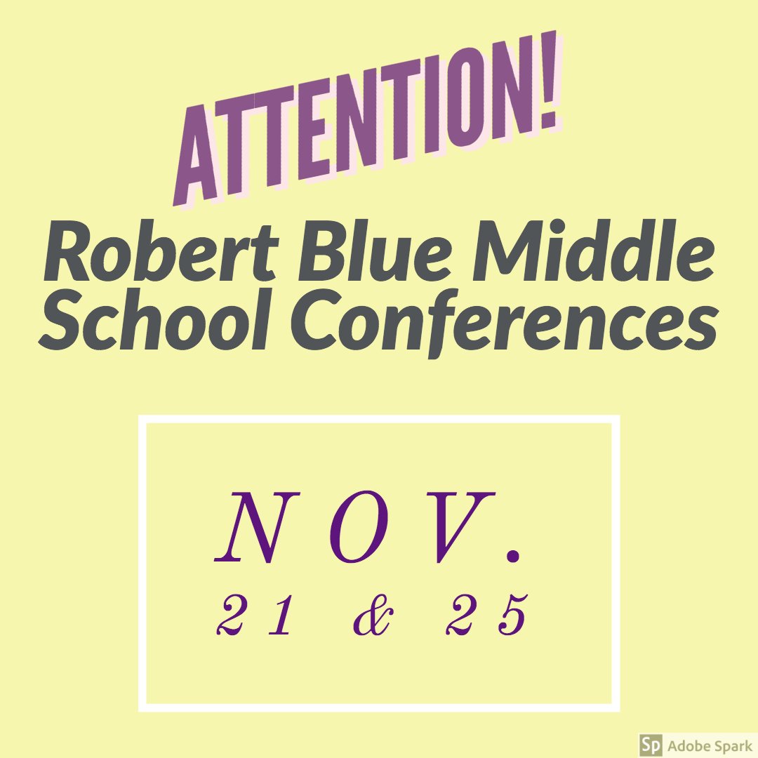 MrsKEverson's tweet photo. #RBMSeg Parent-Teacher Conferences are in TWO WEEKS. https://t.co/5uTgaNcApn