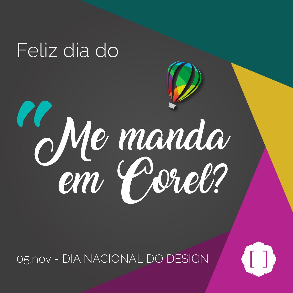 ocktodesign's tweet photo. Feliz dia do Design! 🎈
#dianacionaldodesign #diadodesign #designgrafico #clienteinspirador #frasesdeclientes #vidadedesigner https://t.co/LFdrw7Ez5c